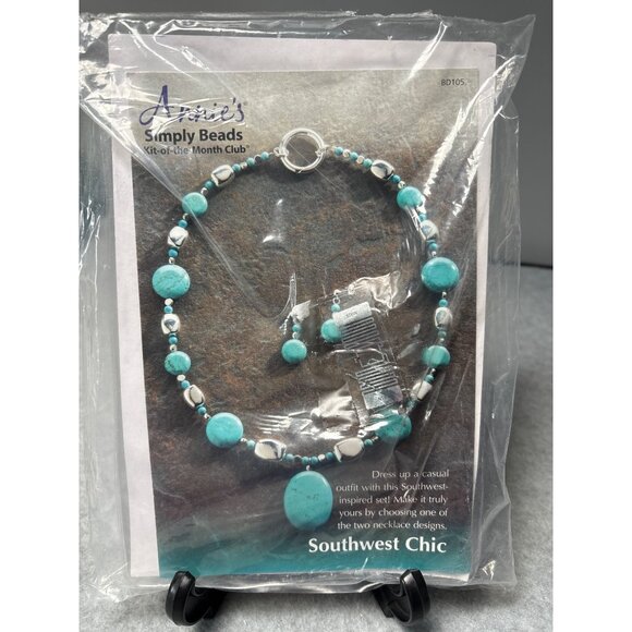 Annies Simply Beads Southwest Chic Necklace Kit DIY Jewelry Set - Picture 1 of 9